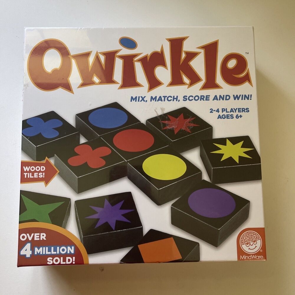 NEW Qwirkle Board Game by MindWare | Brand New Sealed